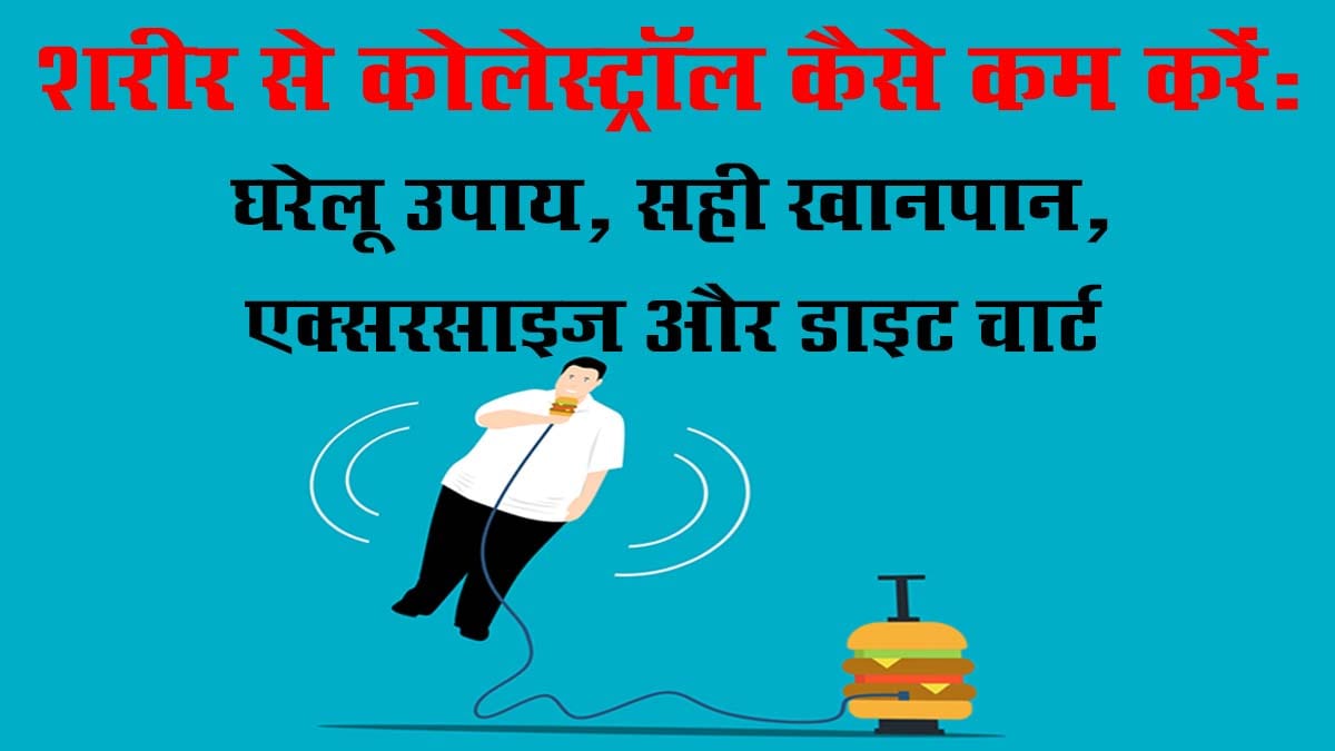 शरीर से कोलेस्ट्रॉल कैसे कम करें | How to reduce Cholesterol